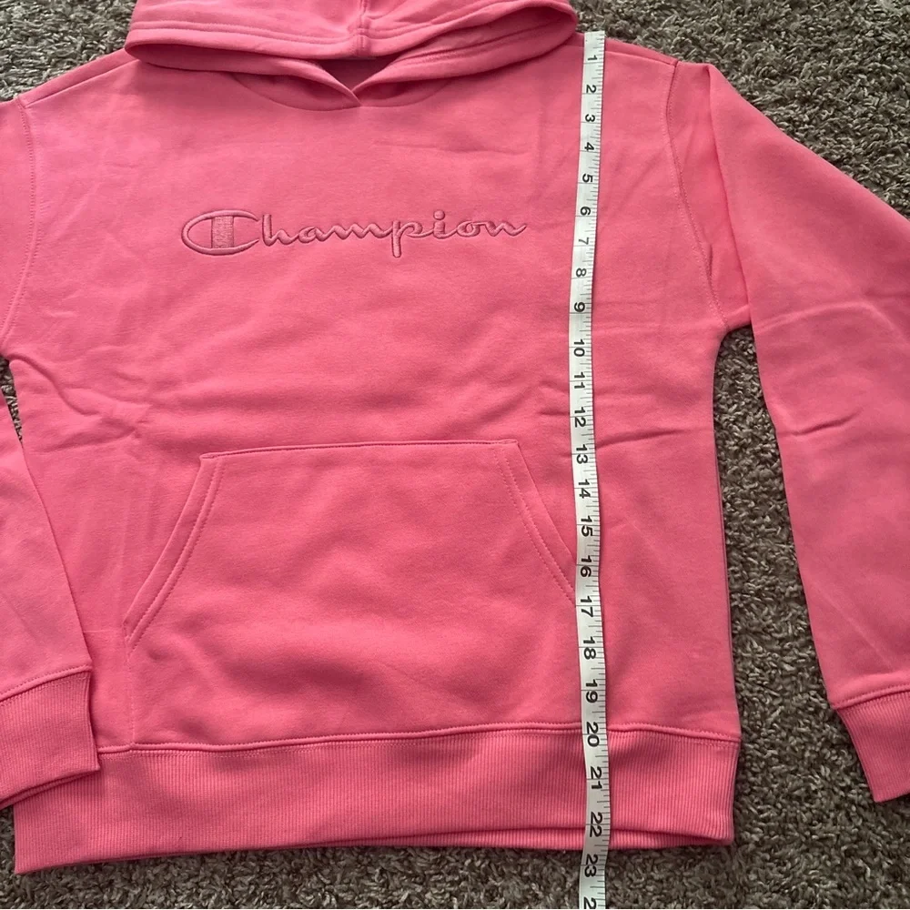 Champion Pink Embroidered Script Hoodie